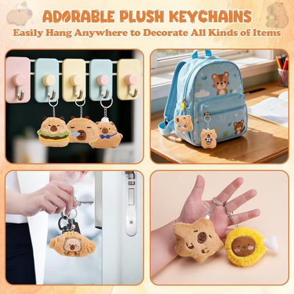 Adorable Plush Bear Keychains – Cute Bag Charms & Backpack Accessories for School, Office & Gifts